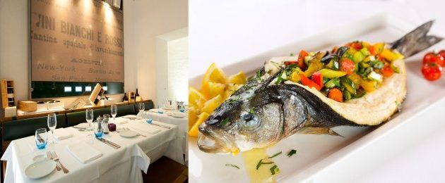 Ristorante Procacci • _Indoor / Wolfsbarsch im Ganzen mit Gemüse