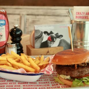 Restaurant Rinderwahn · Burger © Culinarius/APA-Fotoservice/Hautzinger