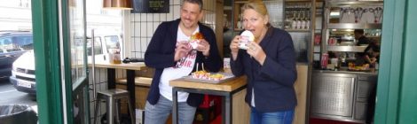 „Rinderwahn am Markt“, Wiener Naschmarkt · Gastronomen Gabriele und Robert Huth