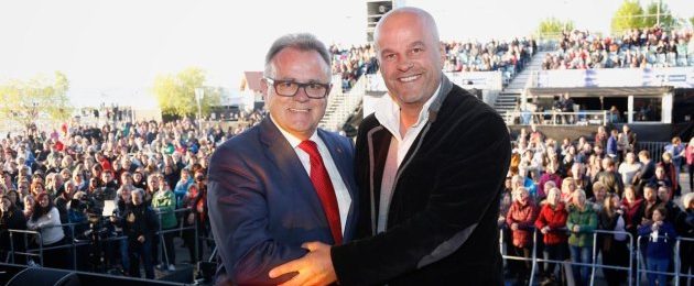 Starnacht am Neusiedler See 2016 • ipIMedia-Boss Martin Ramusch und Landeshauptmann Hans Niessl
