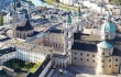 Luftbildaufnahme DomQuartier Salzburg