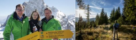Wanderroute „Vom Gletscher zum Wein“ offiziell freigegeben