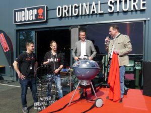 Weber Original Store Wien Süd · feierliche Eröffnung