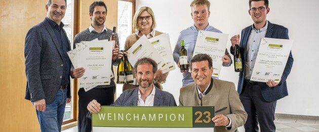 Langenloiser Weinchampions (Nö) Frühjahr 2023 · Gruppenfoto Sieger