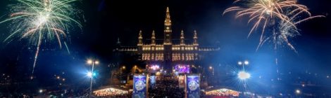 26. Wiener Silvesterpfad 2015/16 Silvesterfeuerwerk am Rathausplatz