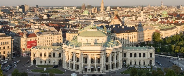 Blick auf das Burgtheater