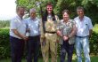 Winnetou beim Kunst-Frühstücken im Berghotel Tulbingerkogel