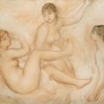 Pierre-Auguste Renoir Drei Badende am Ufer, Studie für Die Großen Badenden, 1882-1885 © Musée d´Orsay, Paris, Dist. RMN-Grand Palais, Jean-Gilles Berizzi