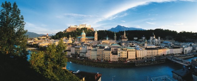 Salzburg Panorama | Blick vom Kapuzinerberg auf die Altstadt