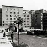 Matteottihof, Fassade Siebenbrunnenfeldgasse • Architekten: Heinrich Schmid und Hermann Aichinger • 1928 • © WStLA, Fotoarchiv Gerlach